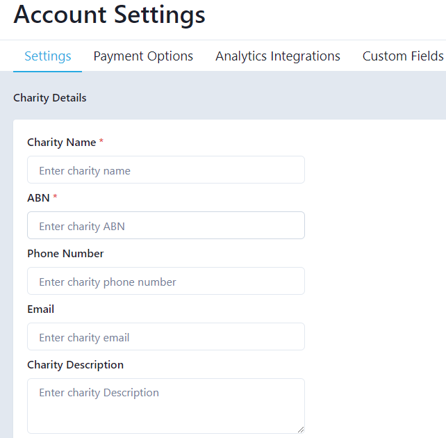 A screenshot of a account settings

Description automatically generated